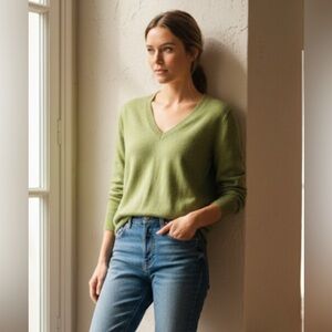 100% Cashmere Nordstrom Signature Sweater | Mint | Size S